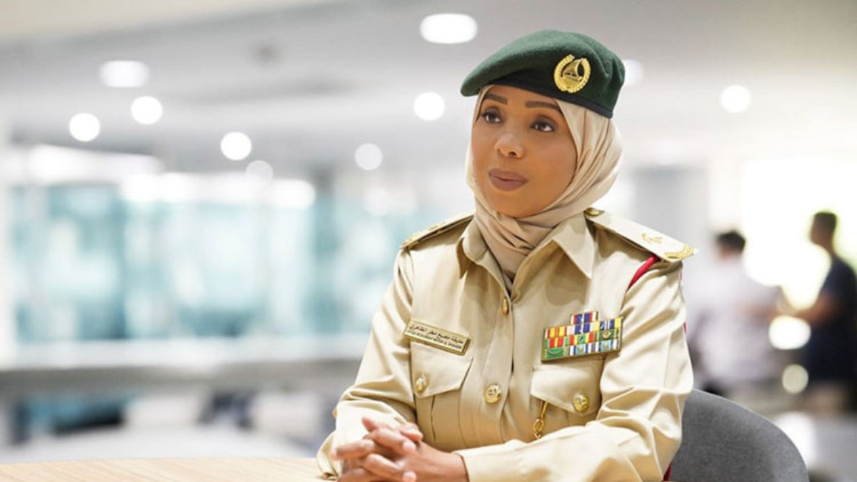 Emirati Female Police Officer Ateeqa Musabah Al Dhaheri Makes History