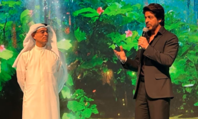 bollywood superstar shah rukh khan seen at emaar event in dubai