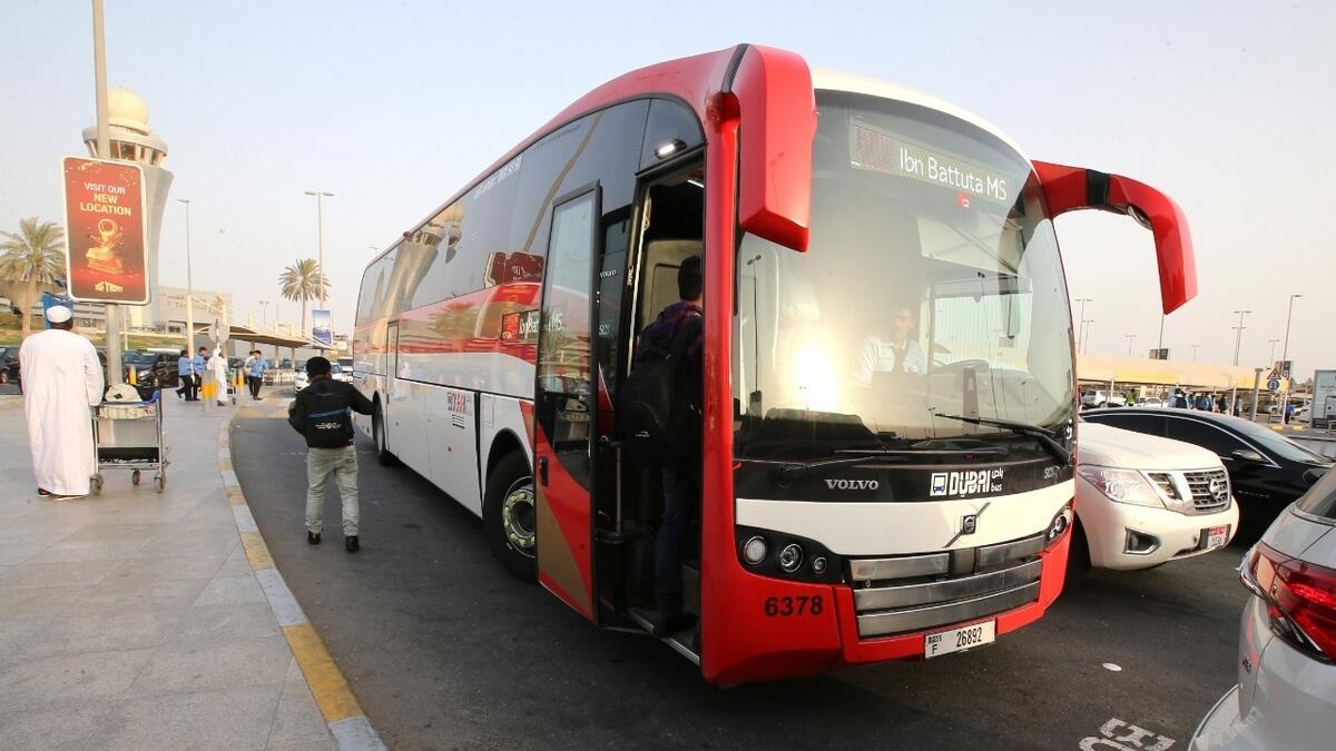 how to travel from abu dhabi to dubai by public bus