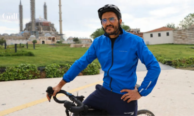 nabil ennasri, a french muslim, cycles over 5,000 km to perform hajj