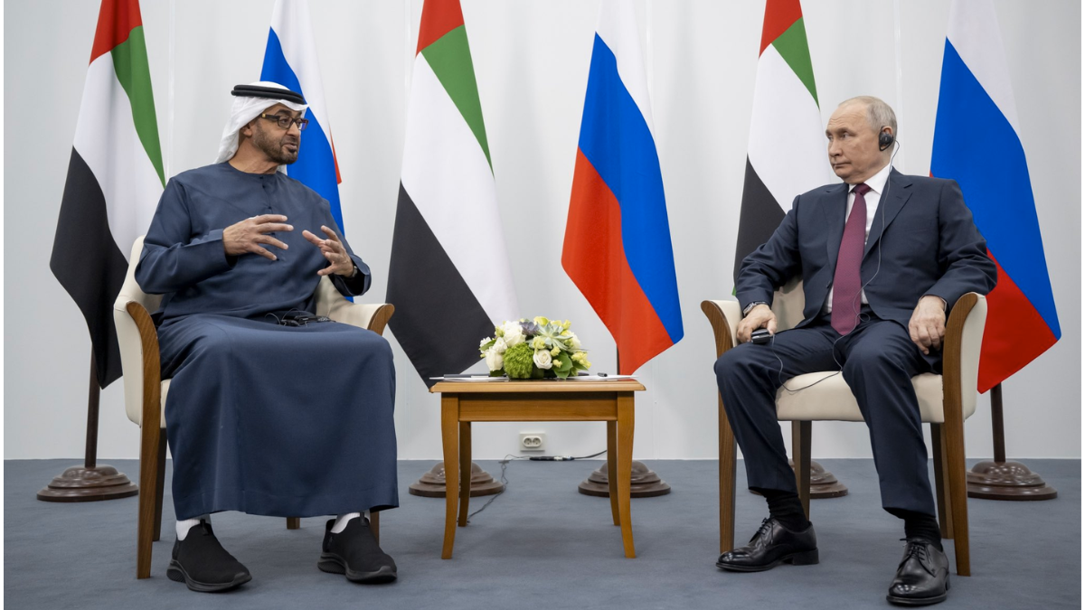 putin and uae president forge stronger bonds at st. petersburg economic forum