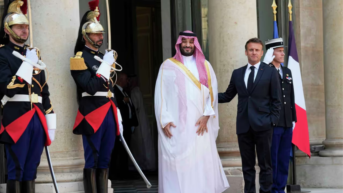 saudi crown prince's visit to france puts poverty, climate, and stability in spotlight