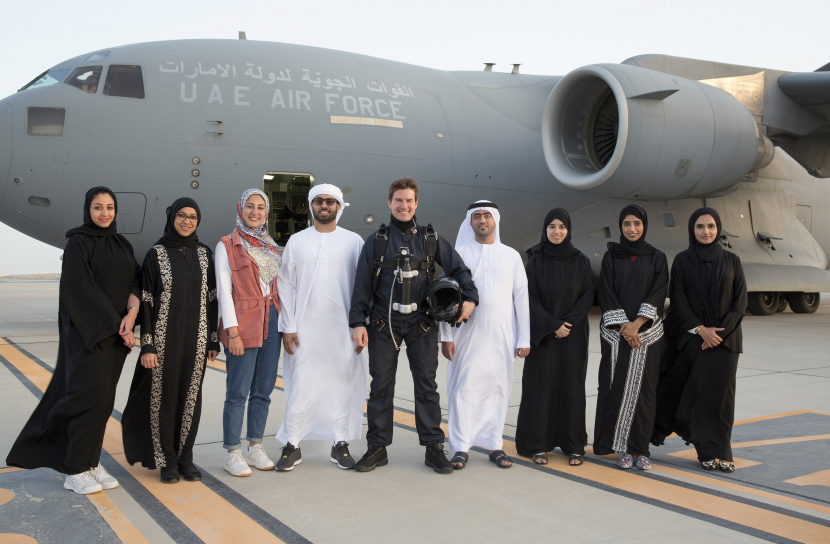 tom cruise in abu dhabi to shoot some scenes for the latest mission impossible movie
