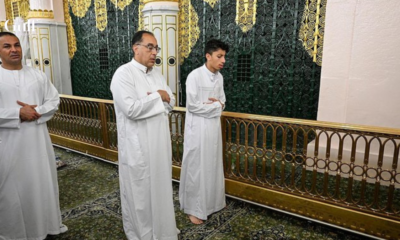egypt’s prime minister visits prophet’s mosque in saudi arabia’s medina