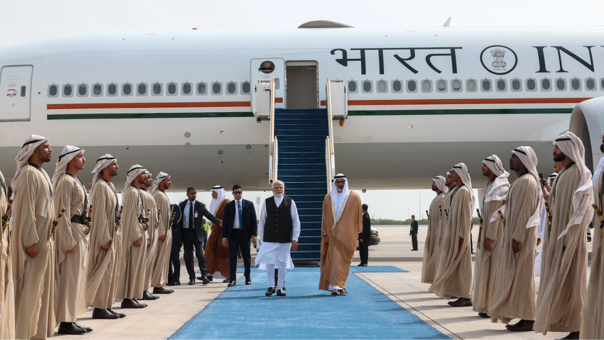 india pm meets crown prince of abu dhabi, strengthens bilateral ties with uae