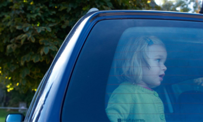 abu dhabi police warn against leaving child in car alone