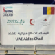 uae sends 13 tonne aid plane to chad to help sudanese refugees