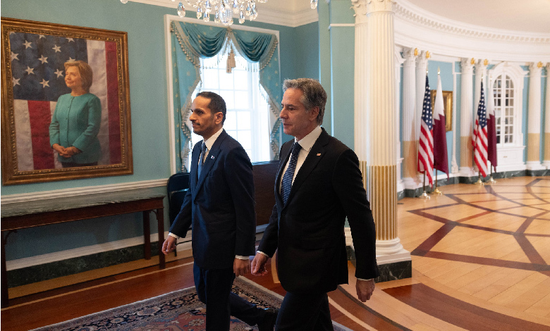 US Secretary of State and Qatari PM discuss bilateral ties, Gaza, Tower 22 Jordan attack