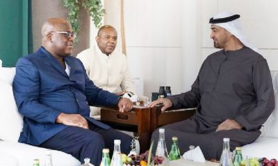 Sheikh Mohamed receives President of DR Congo, discusses economic interests and issues of mutual concern