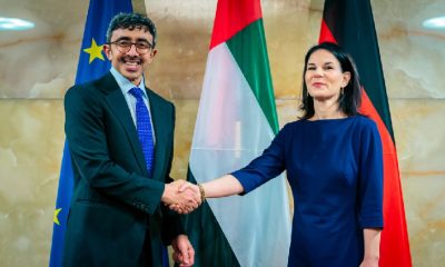 UAE FM Sheikh Abdullah in Germany: Talks cover friendly bilateral ties and Gaza crisis