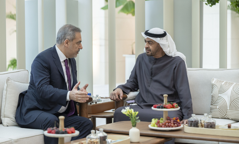 UAE President, Turkish Foreign Minister discuss Gaza, Cepa and bilateral ties