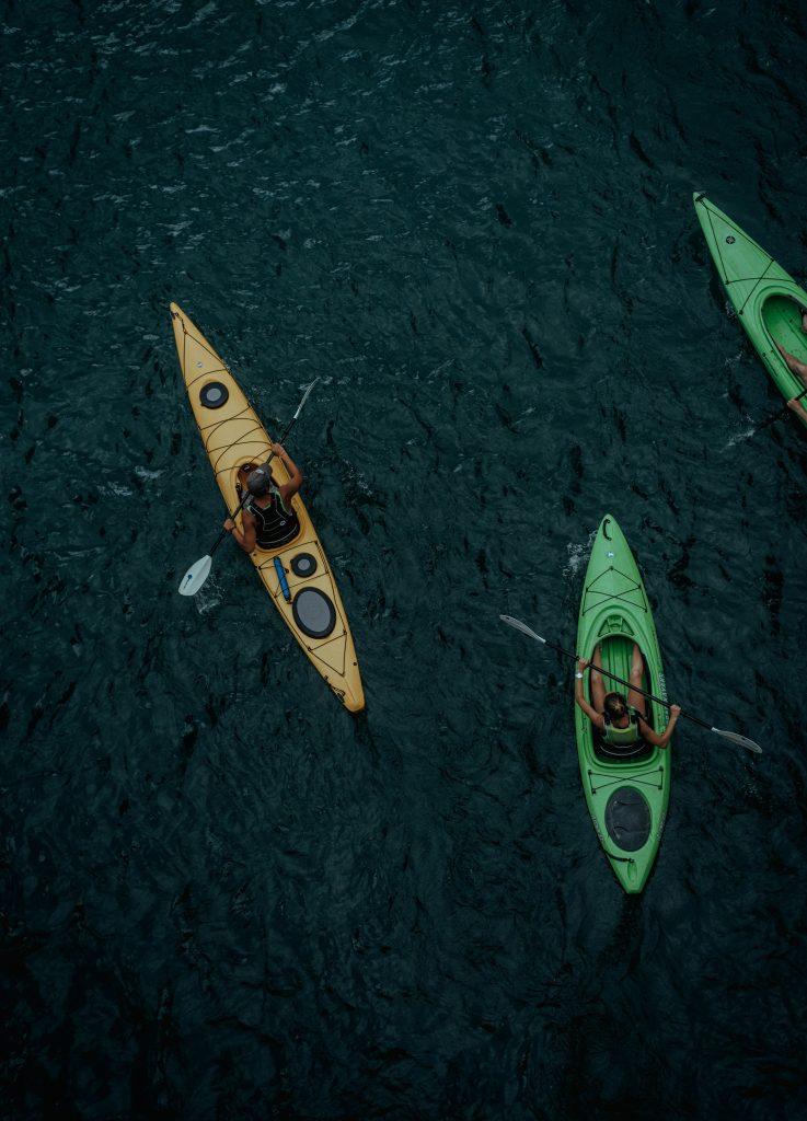 night kayaking