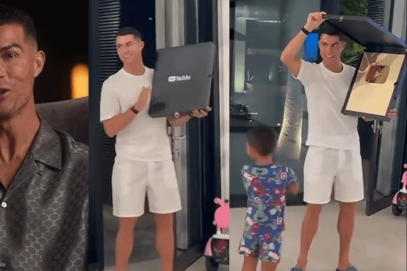 cristiano ronaldo breaks youtube records with new channel gets 1 million within 90 minutes