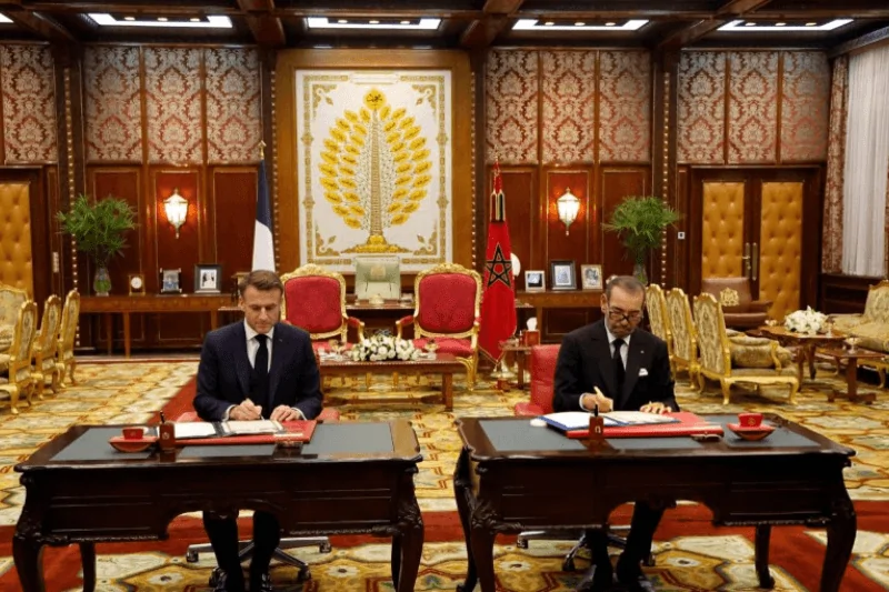 France,Morocco,Enhanced Exceptional Partnership,Emmanuel Macron,King Mohammed VI,Rabat,diplomatic relations,bilateral interests,regional challenges,international cooperation