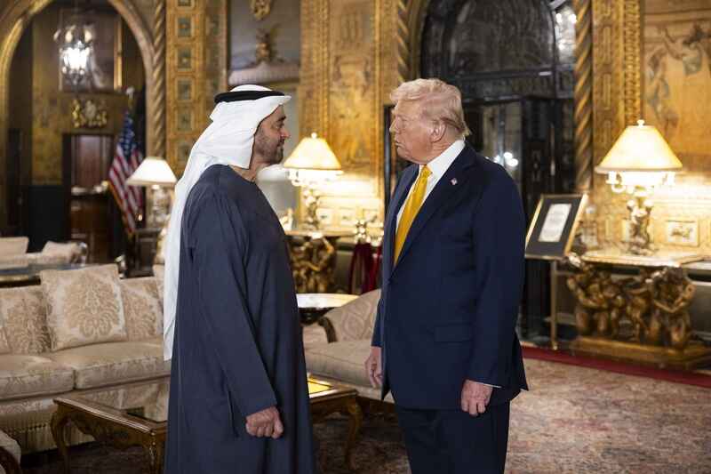 uae president congratulates donald trump on his election as 47th us president