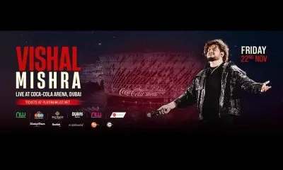 vishal mishra in dubai experience soulful tunes of indian singer this month