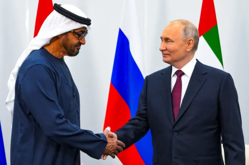 Russian President Putin commends UAE leader's focus on artificial intelligence