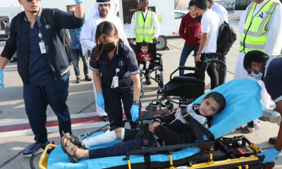 55 critically injured people and patients reach UAE from Gaza