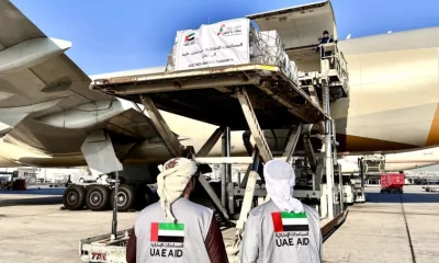 UAE Sends 23rd Aid Aircraft to Lebanon with additional 35 Tonnes of Medical Supplies