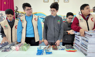 Gaza Receives Educational Support from UAE under 'Operation Chivalrous Knight 3'