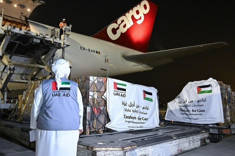 UAE sends critical humanitarian aid to Gaza to support Palestinian people