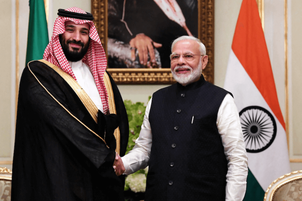 indian prime minister narendra modi in jeddah, saudi arabia for a 2 day diplomatic visit