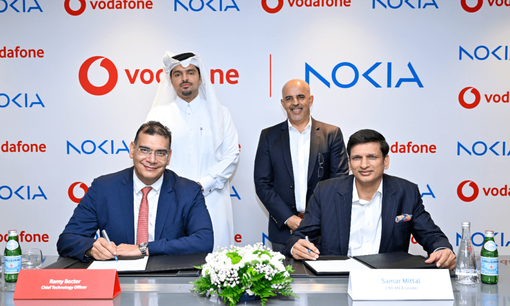 vodafone qatar, nokia upgrade 5g for qatar digital network