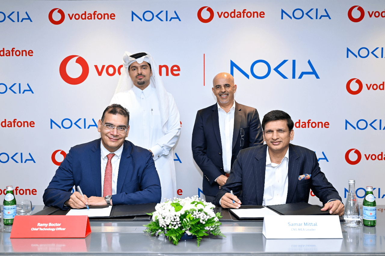 vodafone qatar, nokia upgrade 5g for qatar digital network