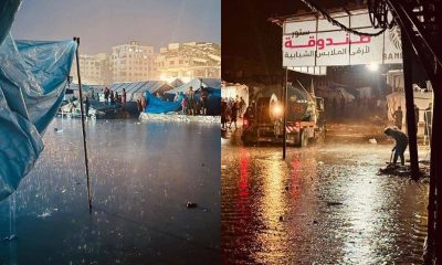 heavy rains worsen humanitarian crisis in Gaza