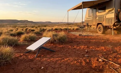 set up starlink for desert camping