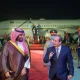 mohammed bin salman arrives in cairo as saudi egypt