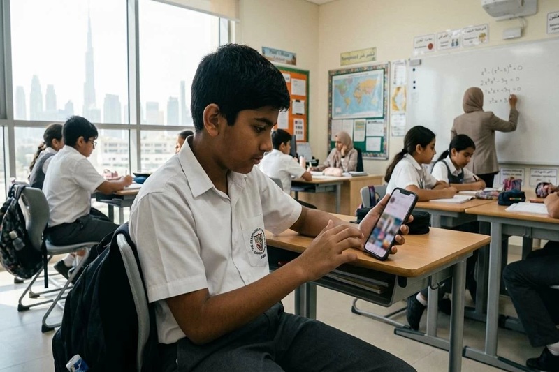 UAE schools mobile phone ban